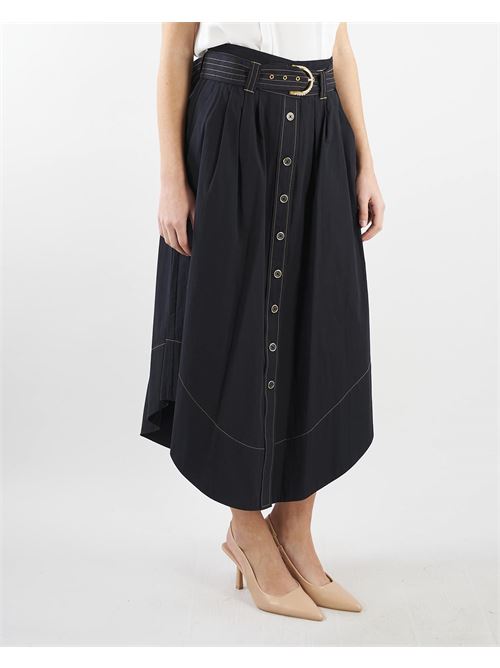 Long skirt in stitched poplin Twinset TWIN SET |  | TT21036